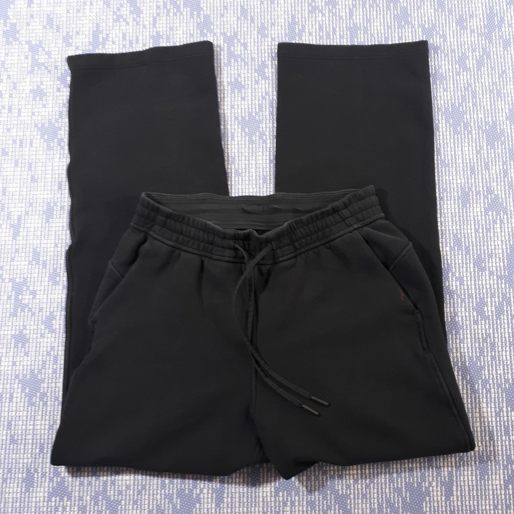 Lululemon Sweatpants Womens Size 6 Relaxed Fit Black Cotton Blend